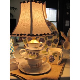 Tea Cup Lamp- 3 Cup